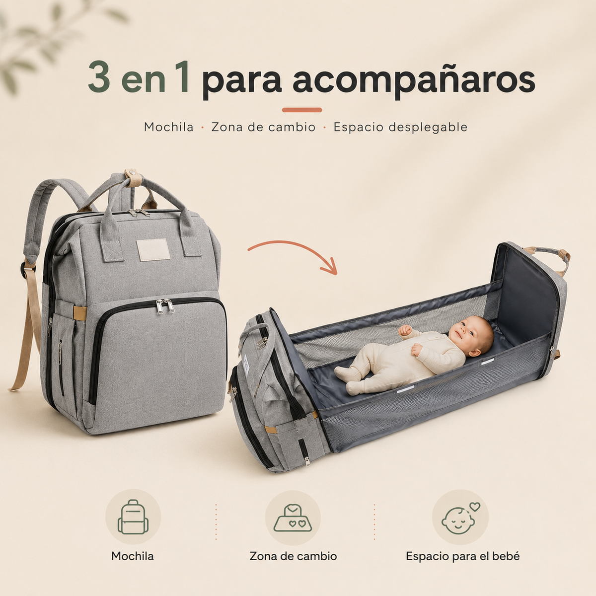 NiuNest | Mochila Cuna de Viaje